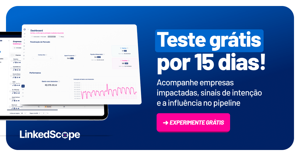 Teste gratuito da ferramenta LinkedScope
