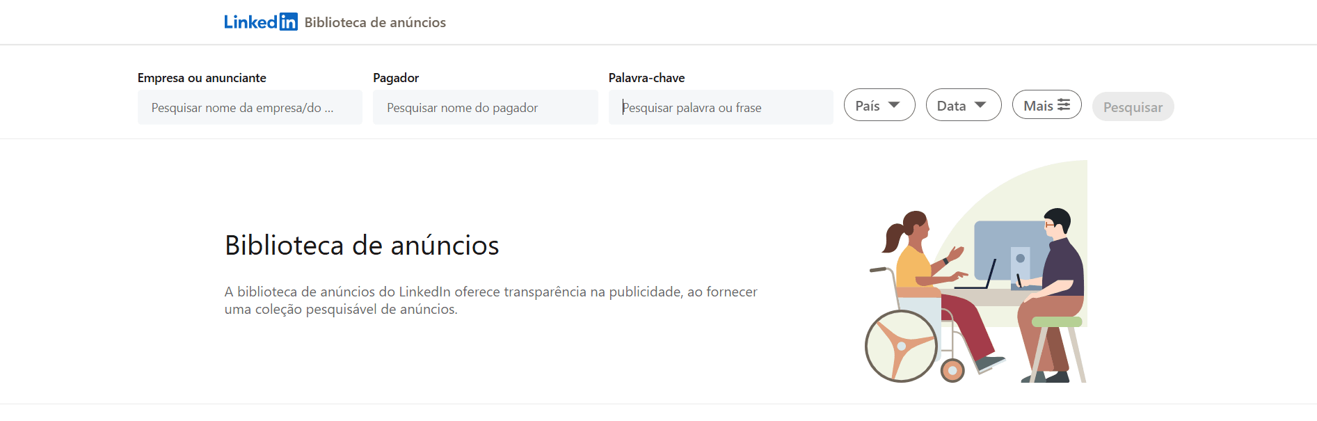 LInkedIn Ad Library (Biblioteca de anúncios) do LinkedIn. LInkedIn Ad Library (Biblioteca de anúncios) do LinkedIn.