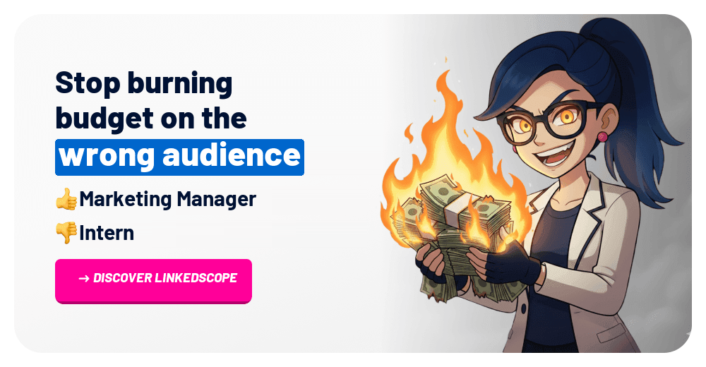 Stop burning money on the wrong LinkedIn Ads audience